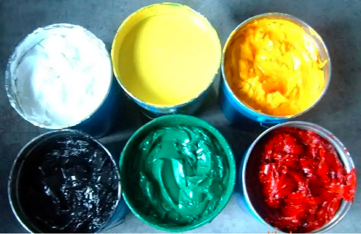 Domaine d'application de la pâte de couleur PU