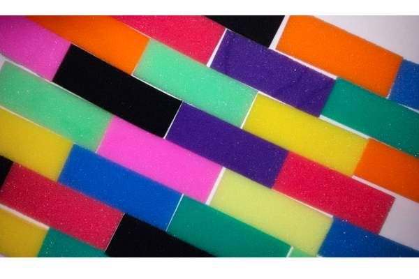 Application de pâte colorée en polyuréthane